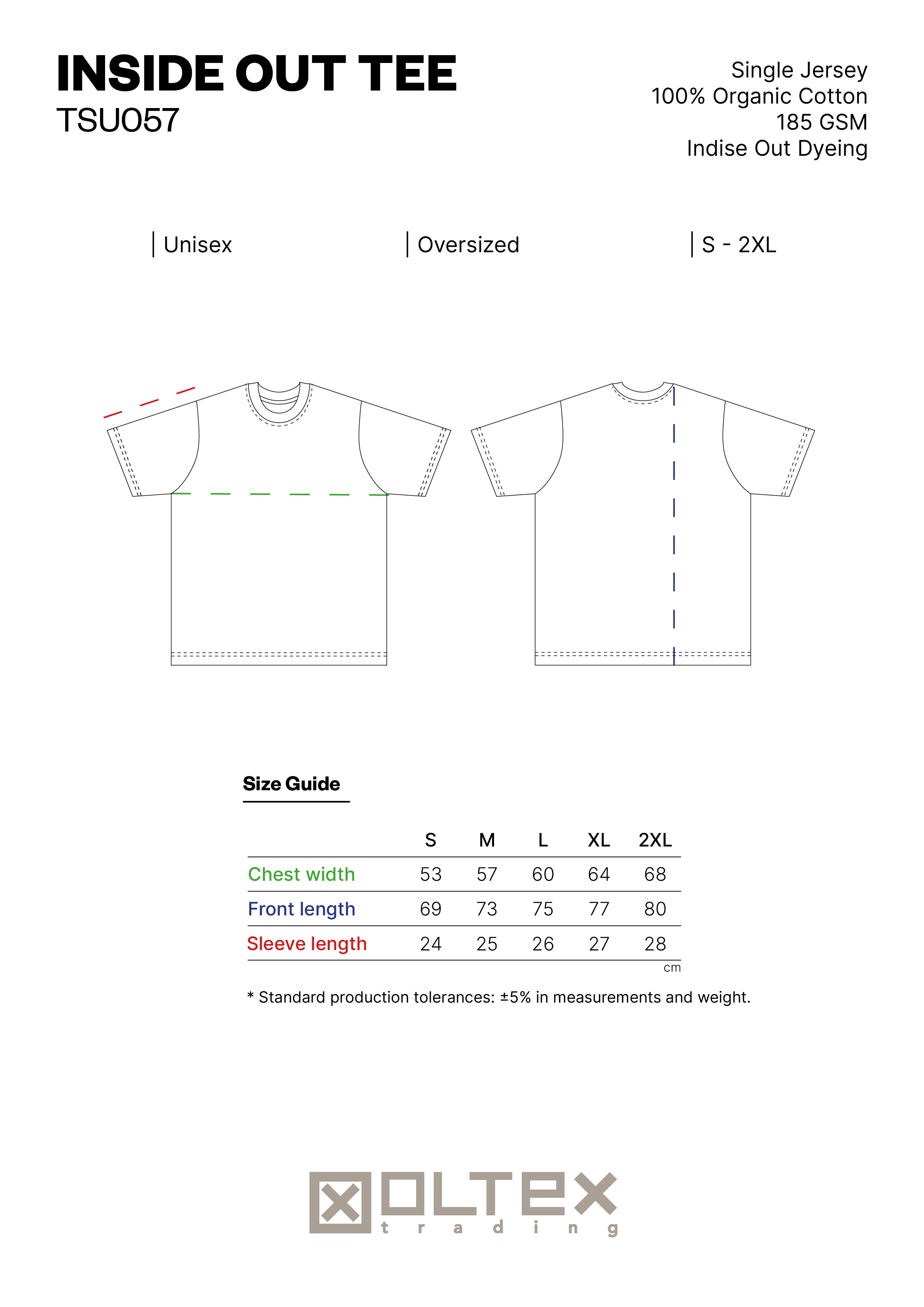 SIZE GUIDE INSIDE OUT