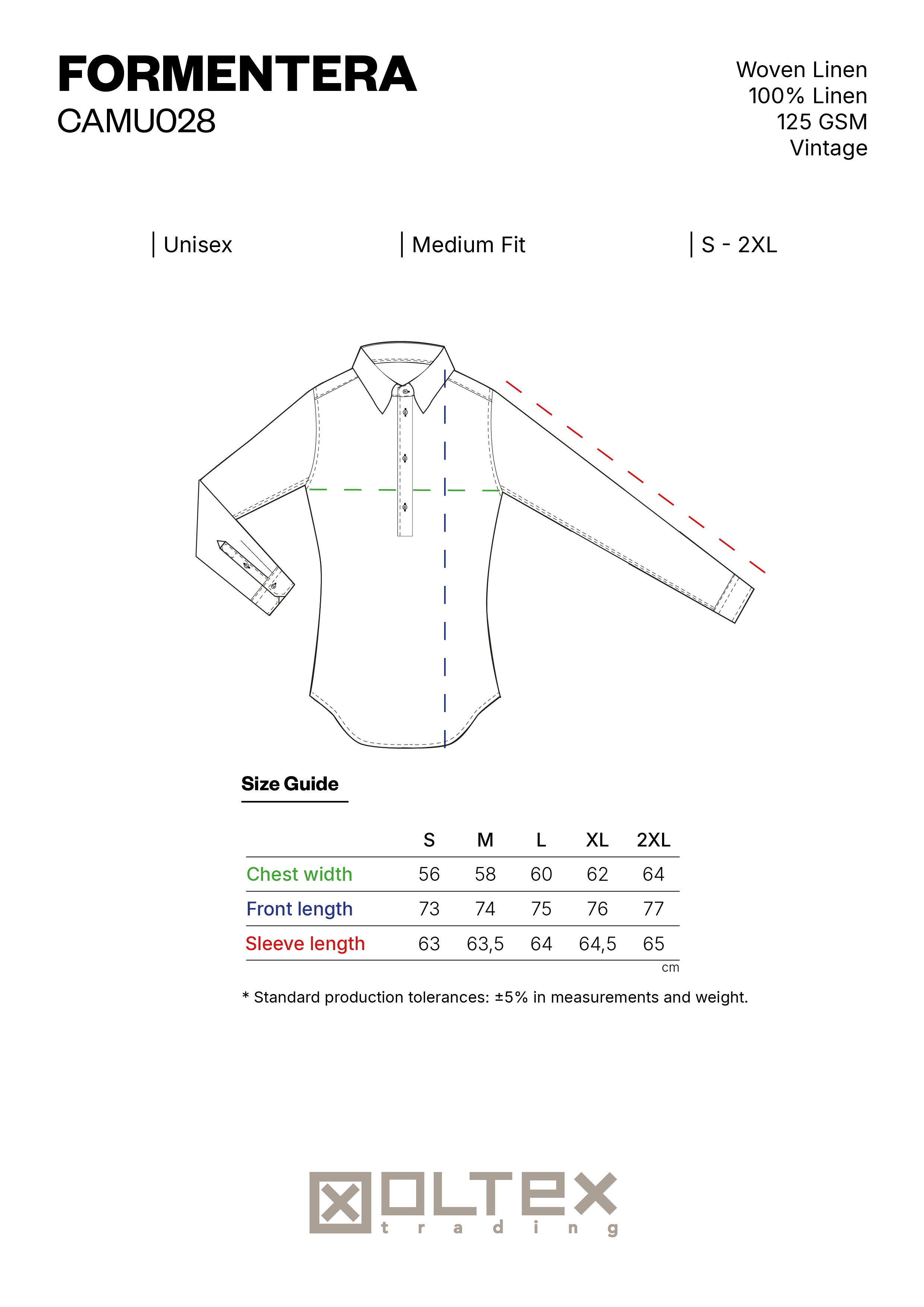 SIZE GUIDE FORMENTERA