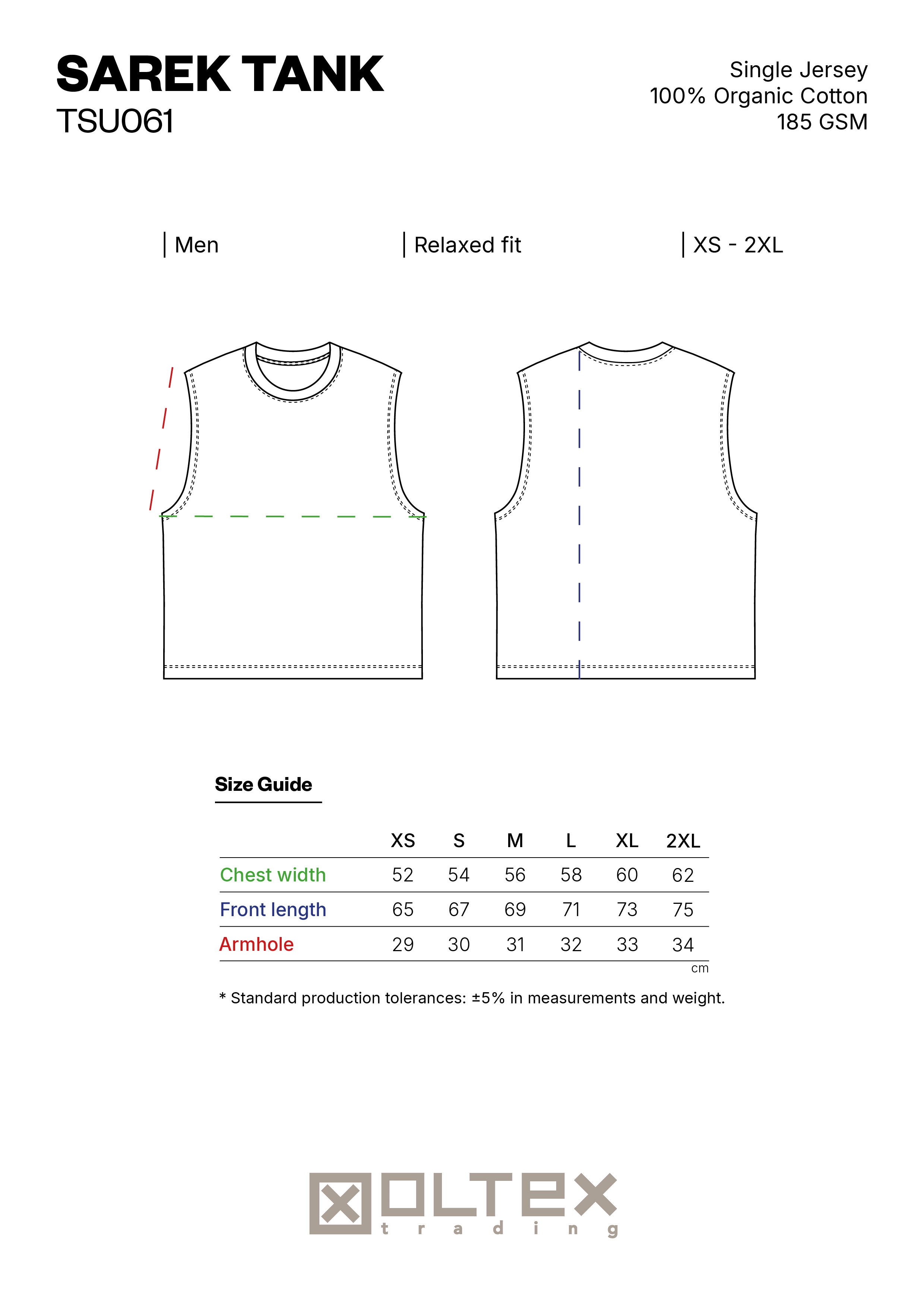 SAREK TANK SIZE GUIDE