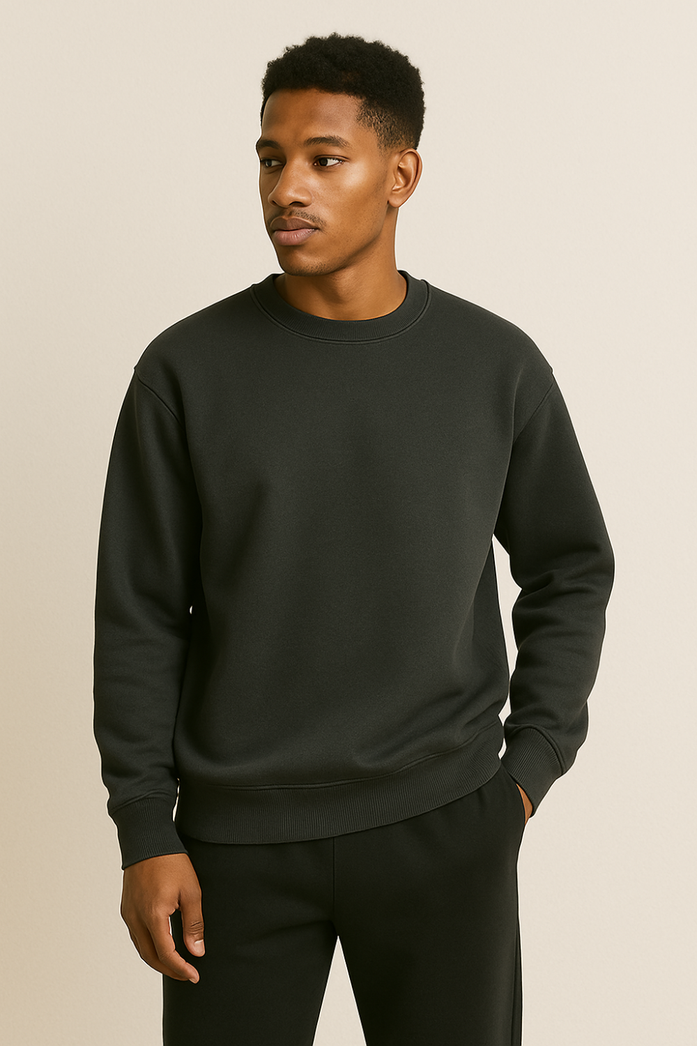 hoddie oversize negro