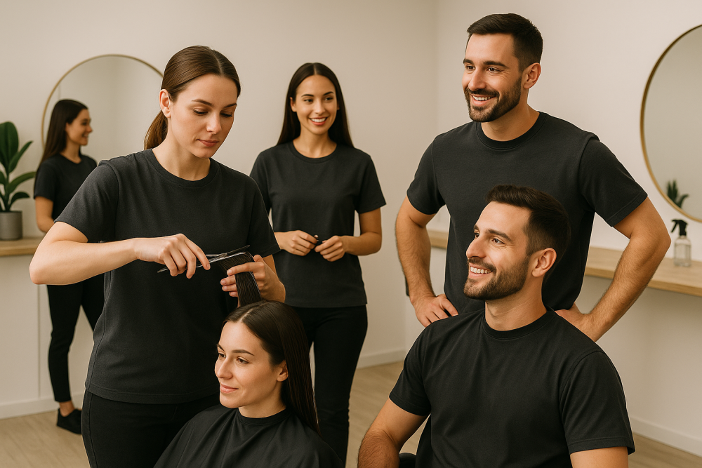 ropa para peluqueros