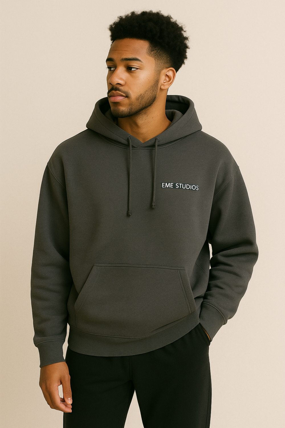 EME Studios hoodie negro
