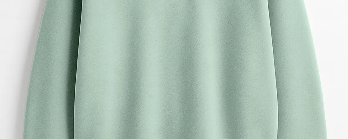SAREK HALF ZIP ICEBERG GREEN FRONTAL